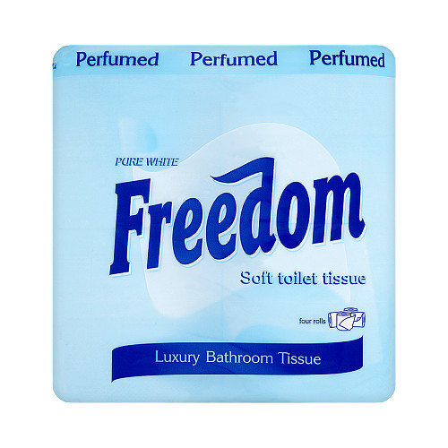 Freedom Soft Toilet Tissue Perfumed Pure White 4 Rolls