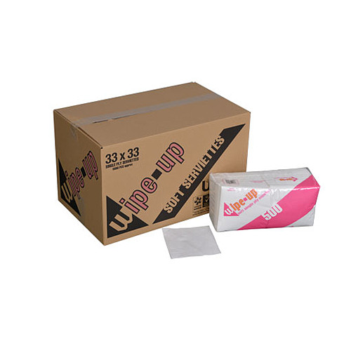 Serviettes 1ply 33cm