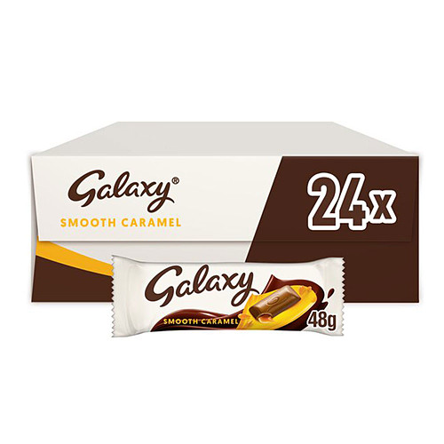 Galaxy Smooth Milk Chocolate Bar Caramel 48g