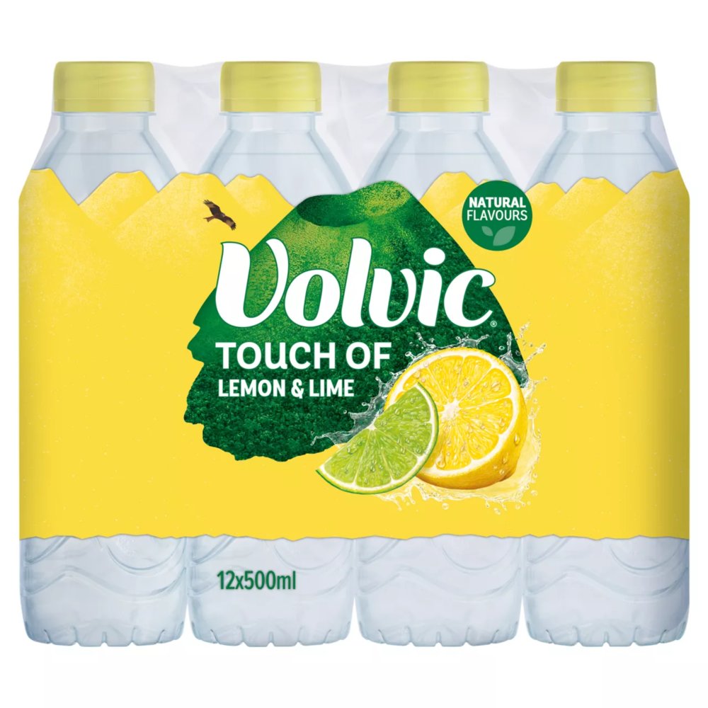 Volvic Touch of Lemon & Lime 12 x 500ml