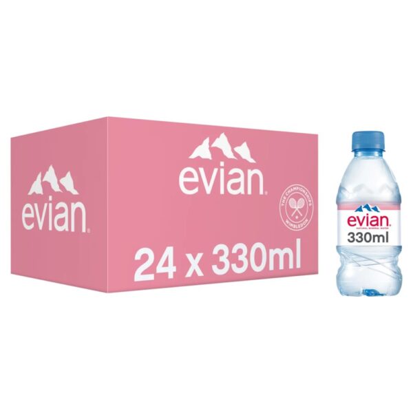 evian Still Natural Mineral Water 24 x 33cl