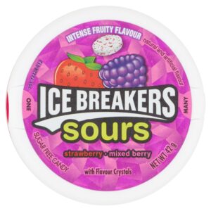 Ice Breakers Sours Strawberry Mixed Berry 42g
