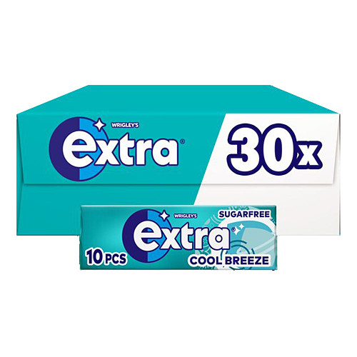 Extra Chewing Gum Sugar Free Cool Breeze x10 Pieces