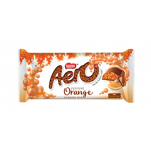 Aero Festive Orange Chocolate Sharing Bar 90g