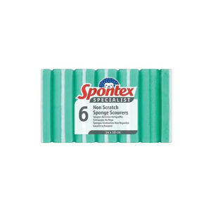 Spontex Specialist 6 Non Scratch Sponge Scourers