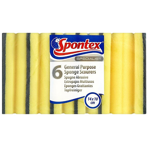 Spontex Specialist 6 Sponge Scourers
