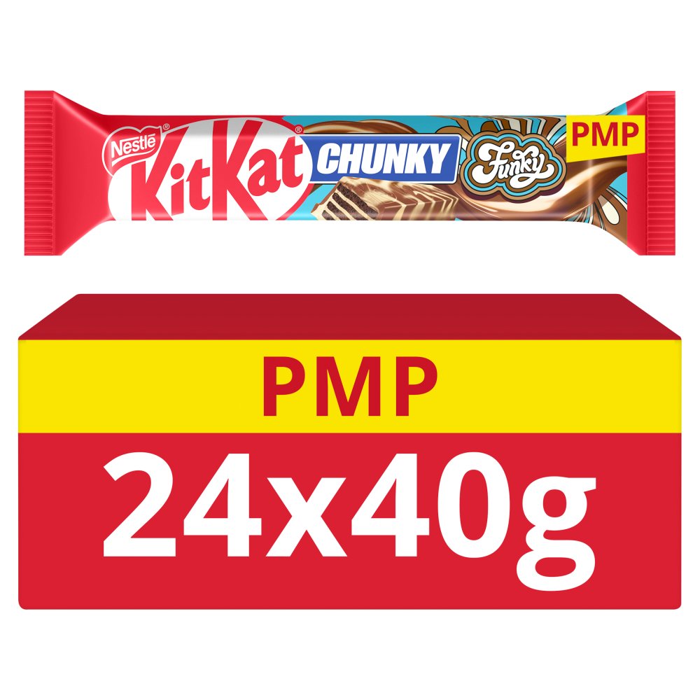 KitKat Chunky Funky Chocolate Bar 40g PMP 89p