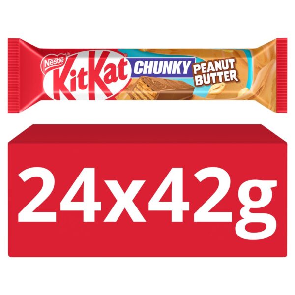 Kit Kat Chunky Peanut Butter Milk Chocolate Bar 42g