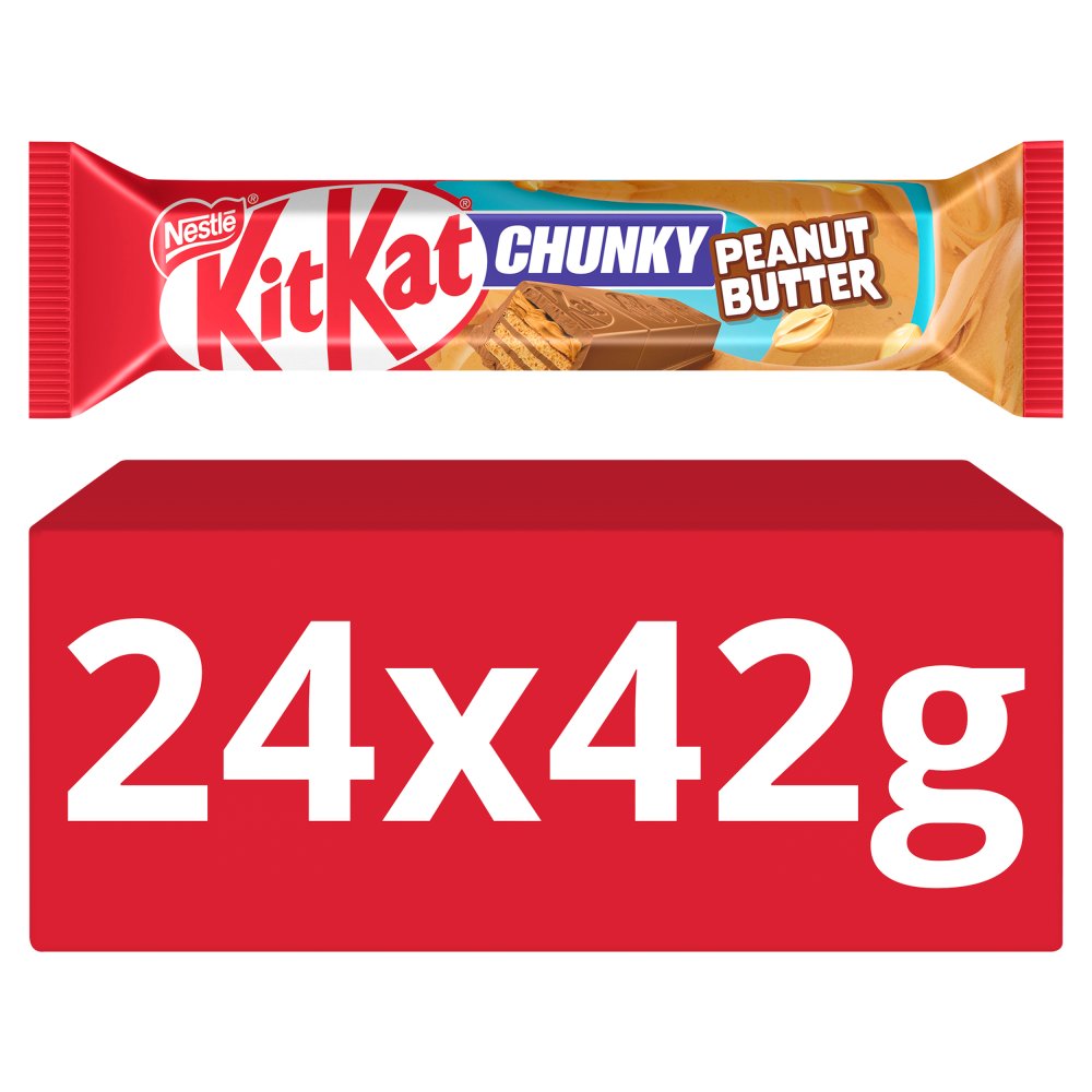 Kit Kat Chunky Peanut Butter Milk Chocolate Bar 42g