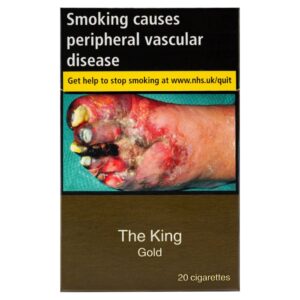 The King Gold 100s 20 Cigarettes