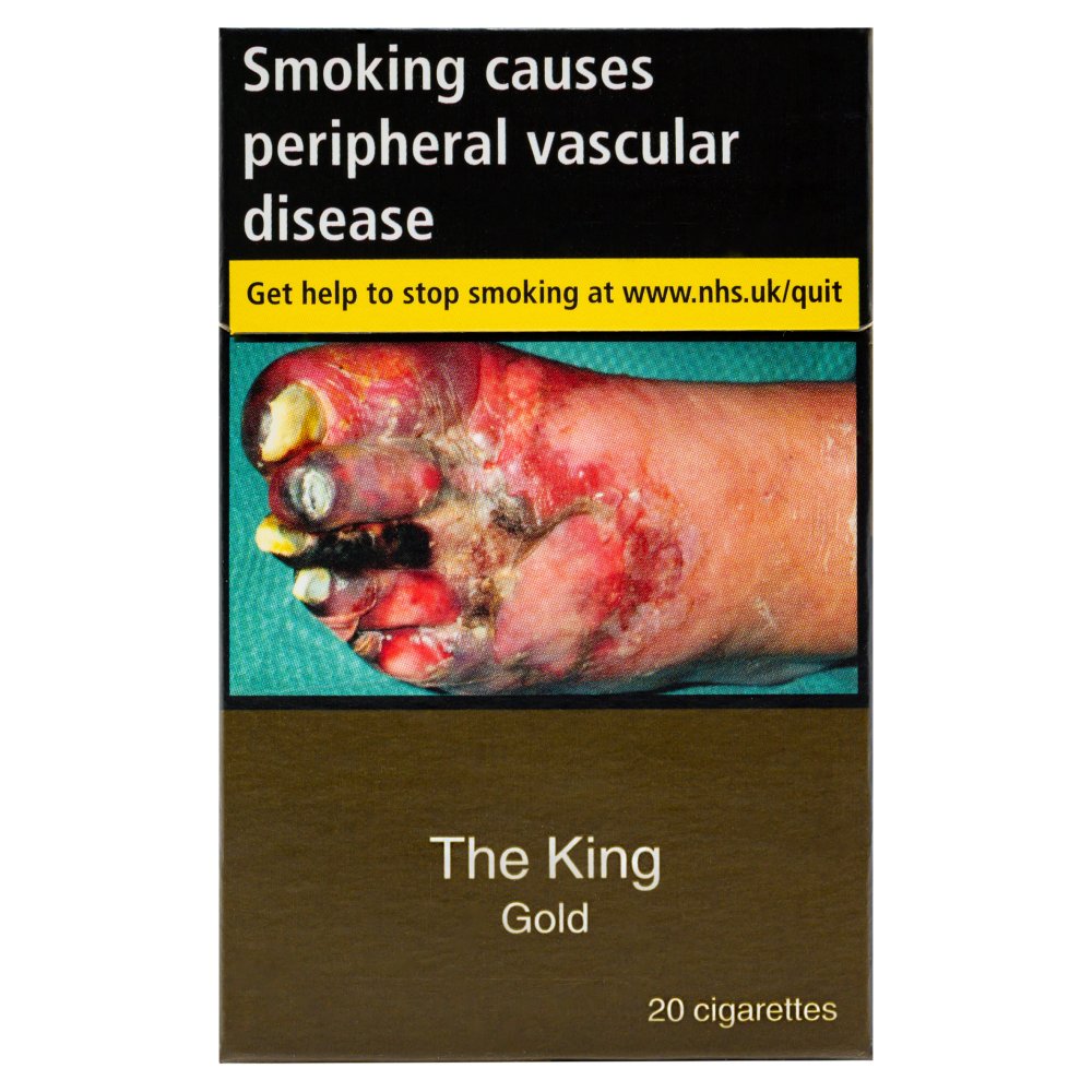 The King Gold 100s 20 Cigarettes