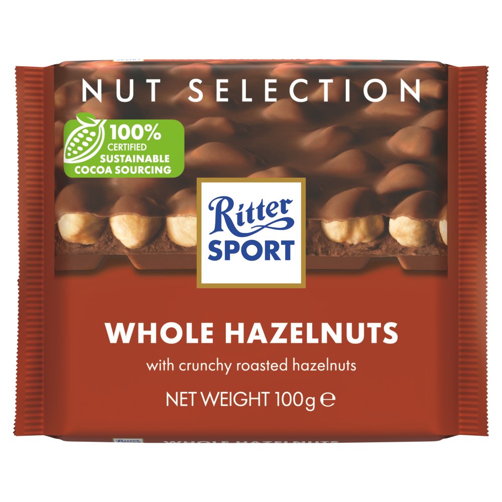 Ritter Sport Whole Hazelnuts Nut Selection 100g