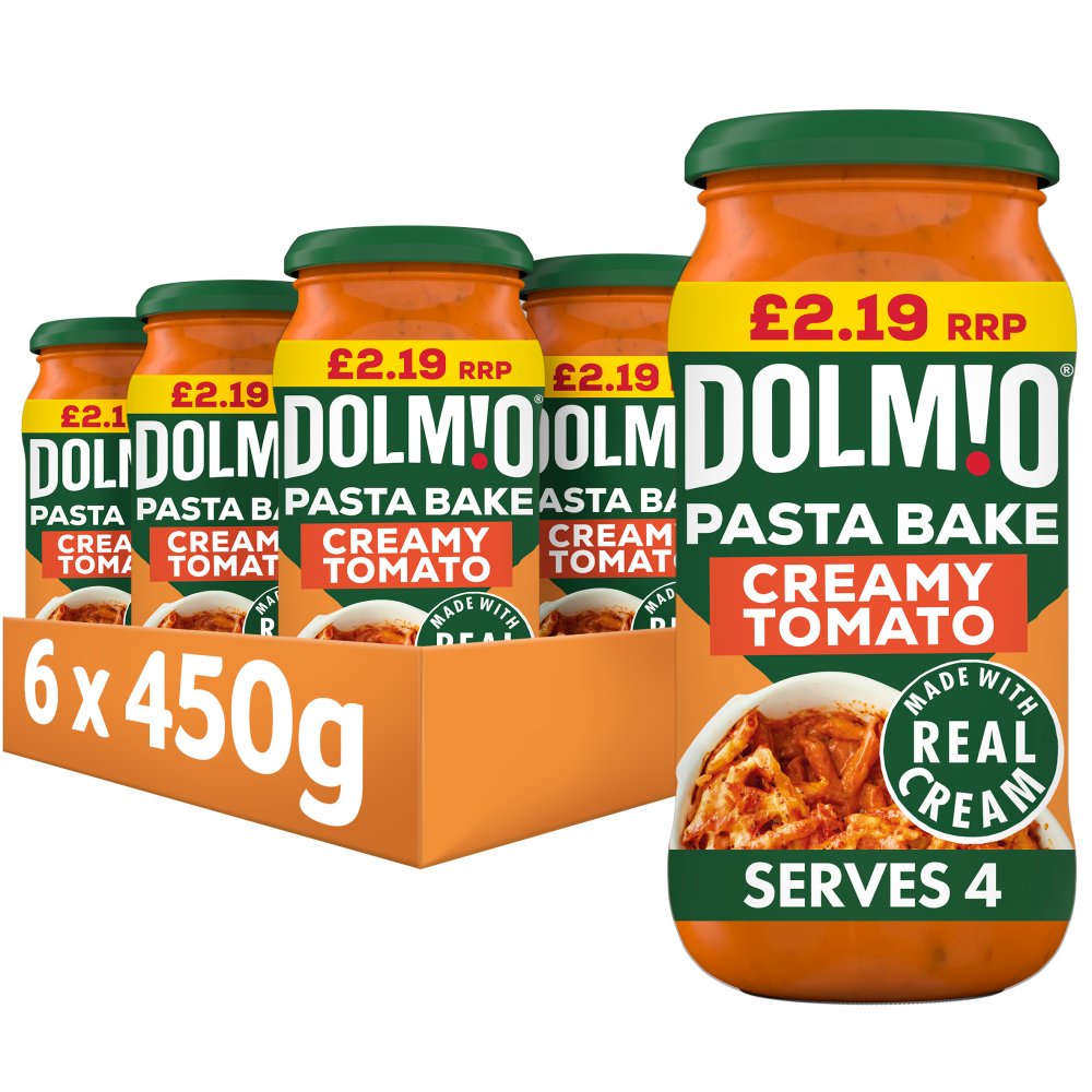 Dolmio Pasta Bake Sauce Creamy Tomato 450g PMP £2.19