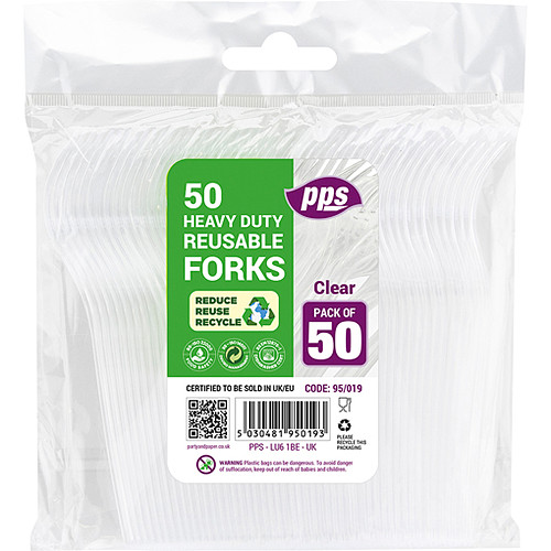 Pps Hd Plastic Fork 30X50s