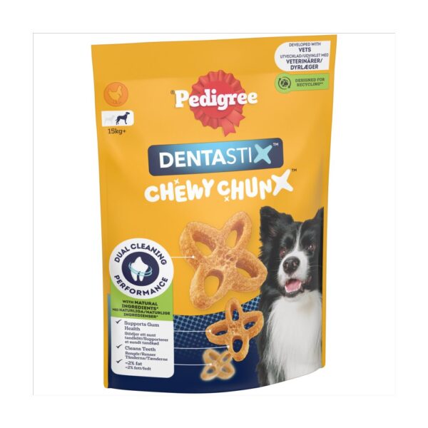 PEDIGREE® DENTASTIX™ CHEWY CHUNX™ Maxi Adult Dog Treats Chicken 68g