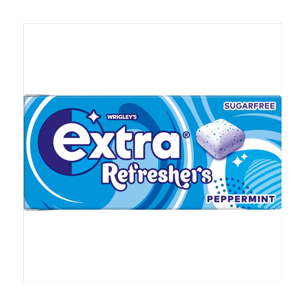Extra Refreshers Chewing Gum Sugar Free Peppermint x7 Pieces