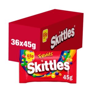 Skittles Chewy Sweets Bag Fruit Flavoured 45g PMP £0.65