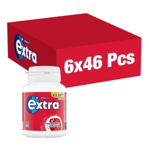 Extra Chewing Gum Bottle Sugar Free Strawberry x46 Pieces PMP £2.50