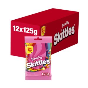 Skittles Vegan Sweets Dessert Flavoured Treat Bag £1 PMP 125g