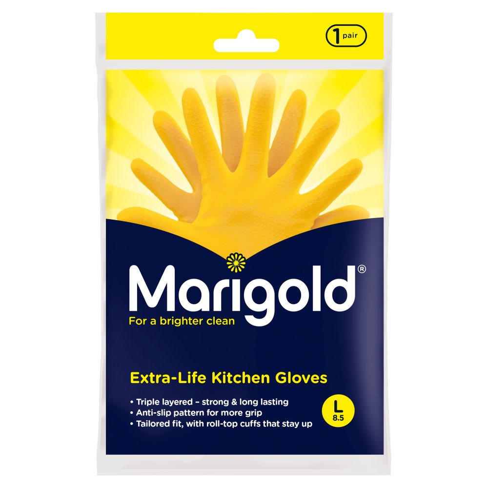 Marigold Extra-Life Kitchen Gloves L 8.5 1 Pair