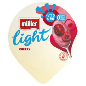 Müller Light Cherry Fat Free Yogurt 160g