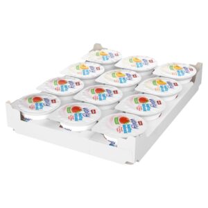 Müller Vitality Healthy Balance Smooth Strawberry & Peach Yogurt 12 x 110g