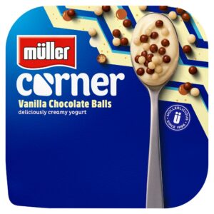 Muller Corner Vanilla Yogurt with Chocolate Balls