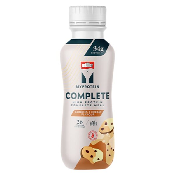 Muller x MyProtein Cookies & Cream High Protein Meal Replacement Shake