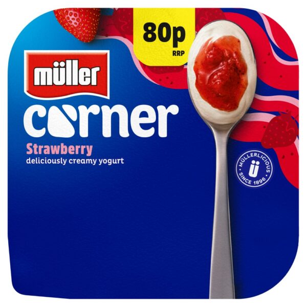 Müller Corner Strawberry Yogurt 136g PMP 80p