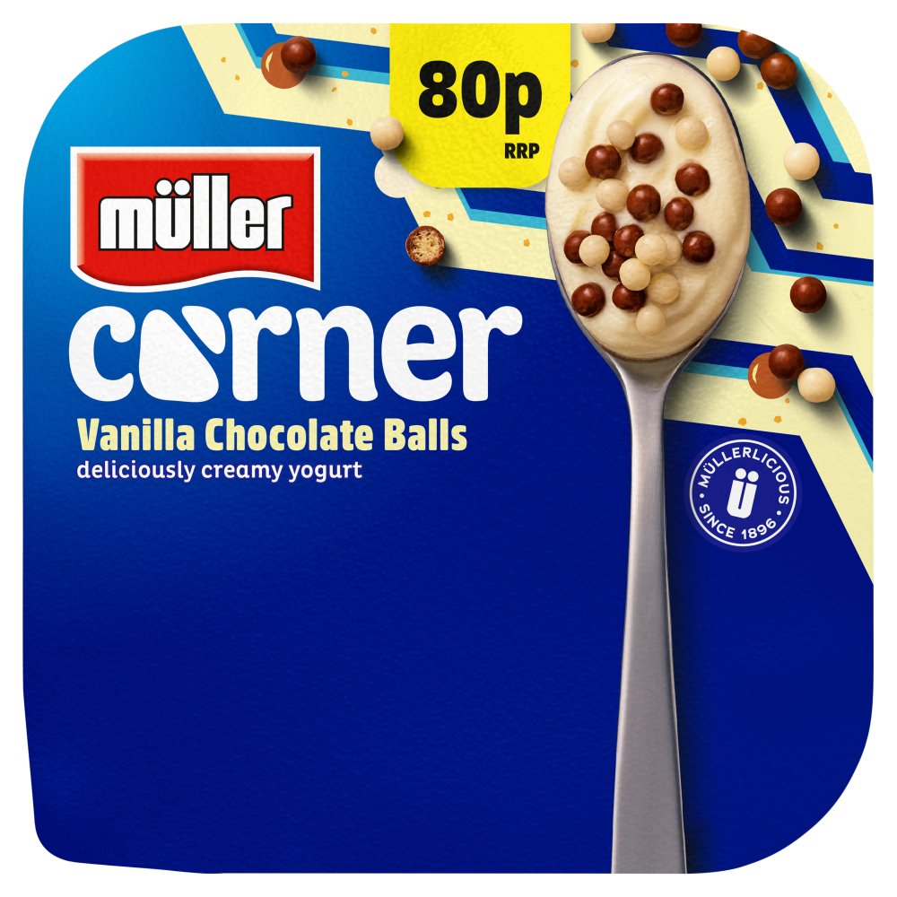 Müller Corner Vanilla Chocolate Balls 124g