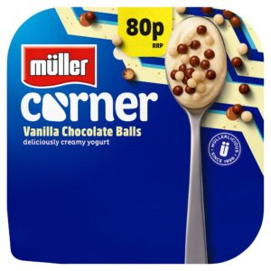 Müller Corner Vanilla Chocolate Balls 124g