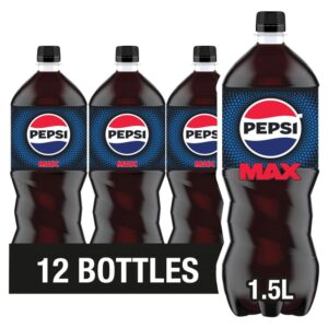 Pepsi Max No Sugar Cola Bottles 12 x 1.5L