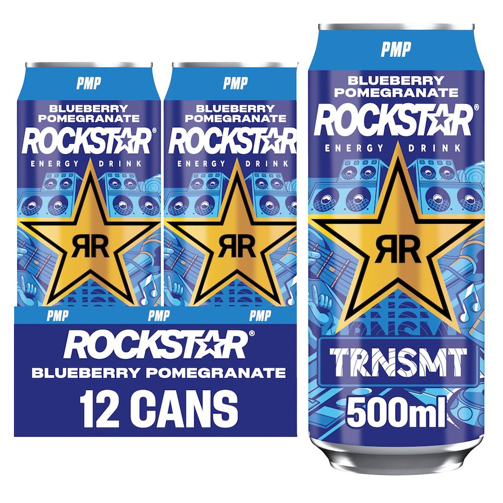 Rockstar Energy Drink Xdurance Blueberry Pomegranate Acai PMP 500ml