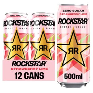 Rockstar Energy Drink Refresh Strawberry & Lime PMP 500ml