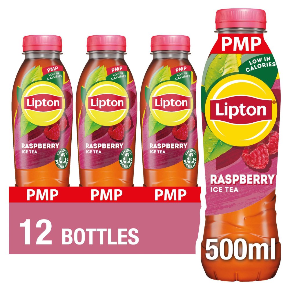 Lipton Raspberry Ice Tea Bottle PMP 500ml