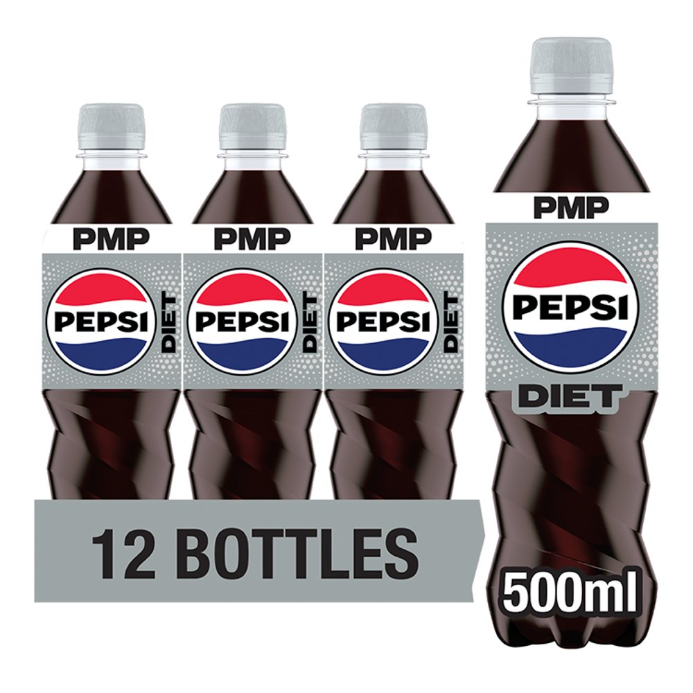Diet Pepsi Cola Bottle PMP 500ml