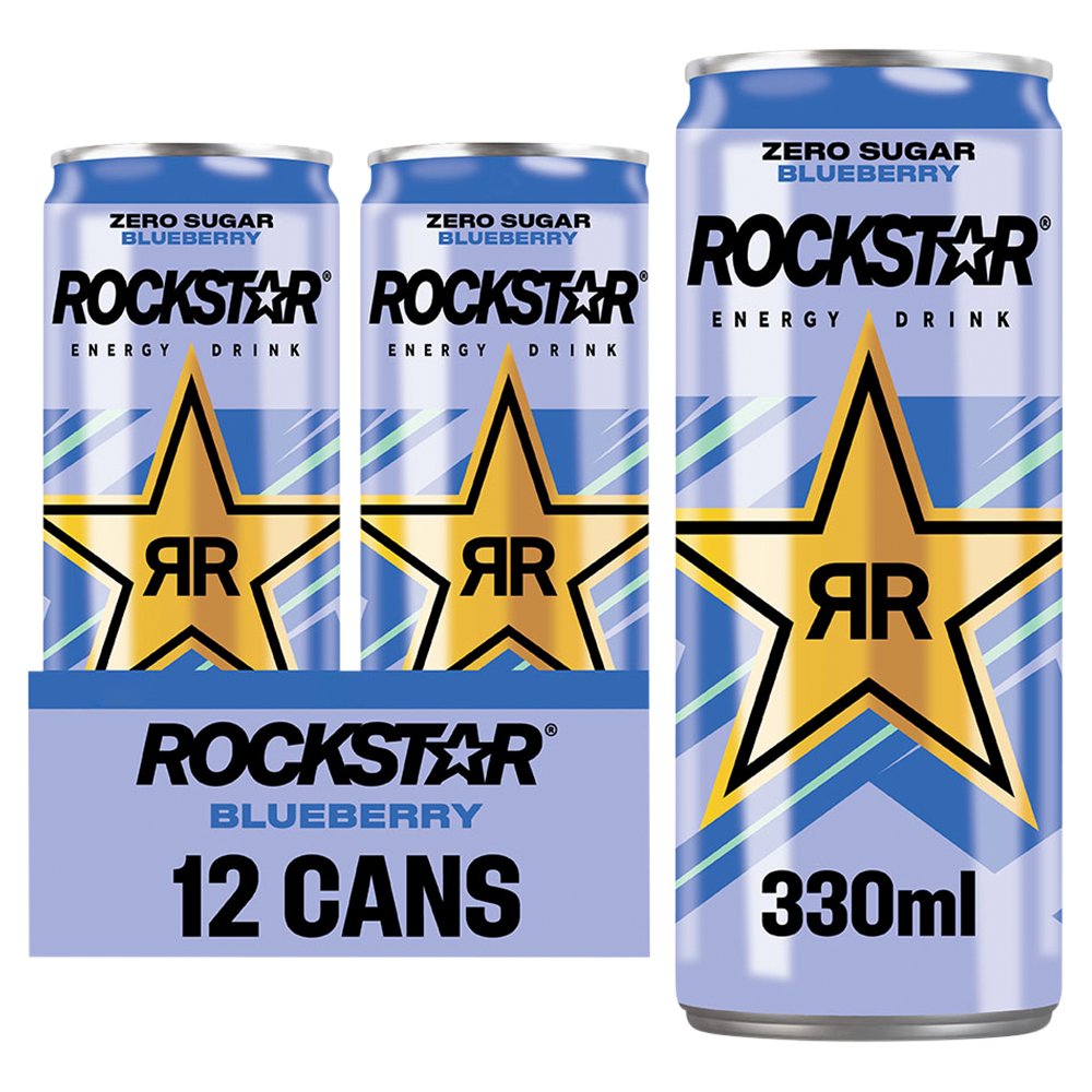 Rockstar Energy Drink Blueberry PMP 330ml