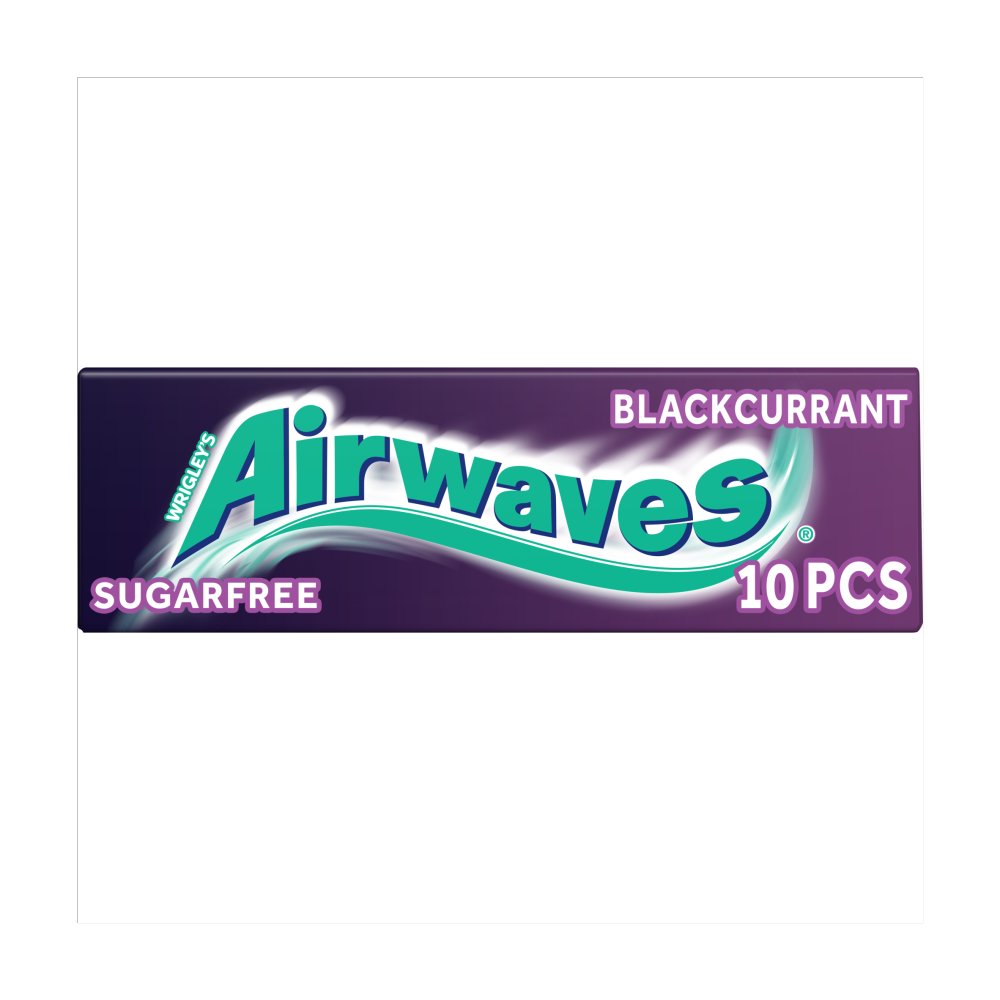 Airwaves Chewing Gum Blackcurrant x10 Pieces