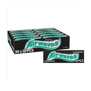 Airwaves Chewing Gum Black Mint x10 Pieces