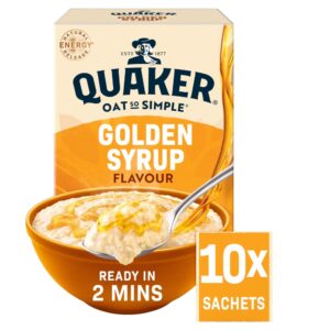 Quaker Oat So Simple Golden Syrup Porridge Sachets 10x36g