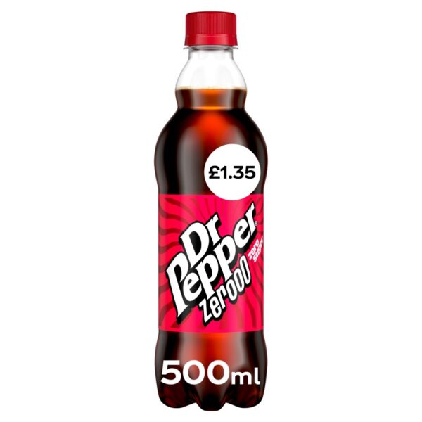 Dr Pepper Zero 500ml PM £1.35