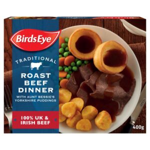 Birds Eye Traditional Roast Beef Dinner Ready Meal 400G