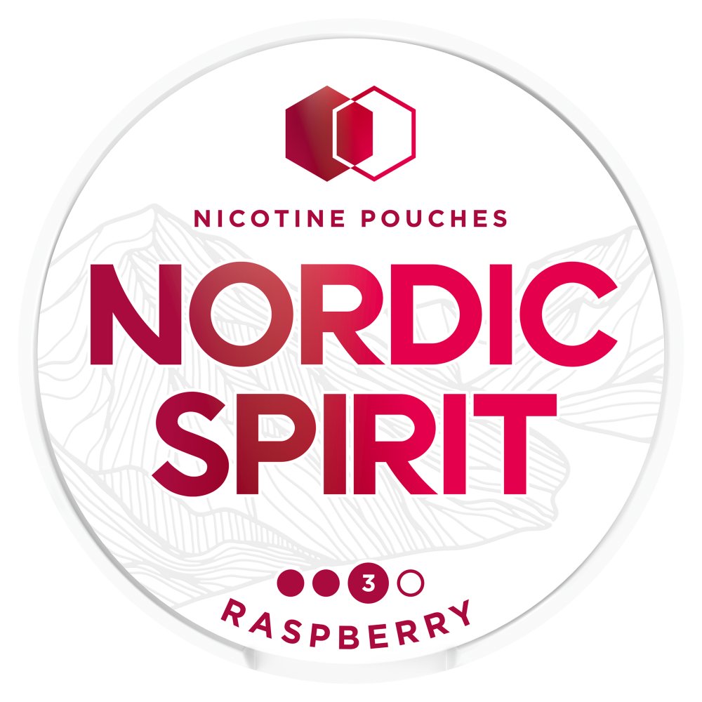 Nordic Spirit Raspberry Strong Nicotine Pouches