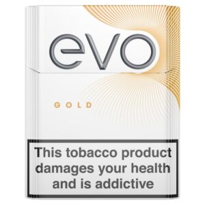 EVO Gold Tobacco Sticks, Designed Exclusively for Heating, Pack of 20