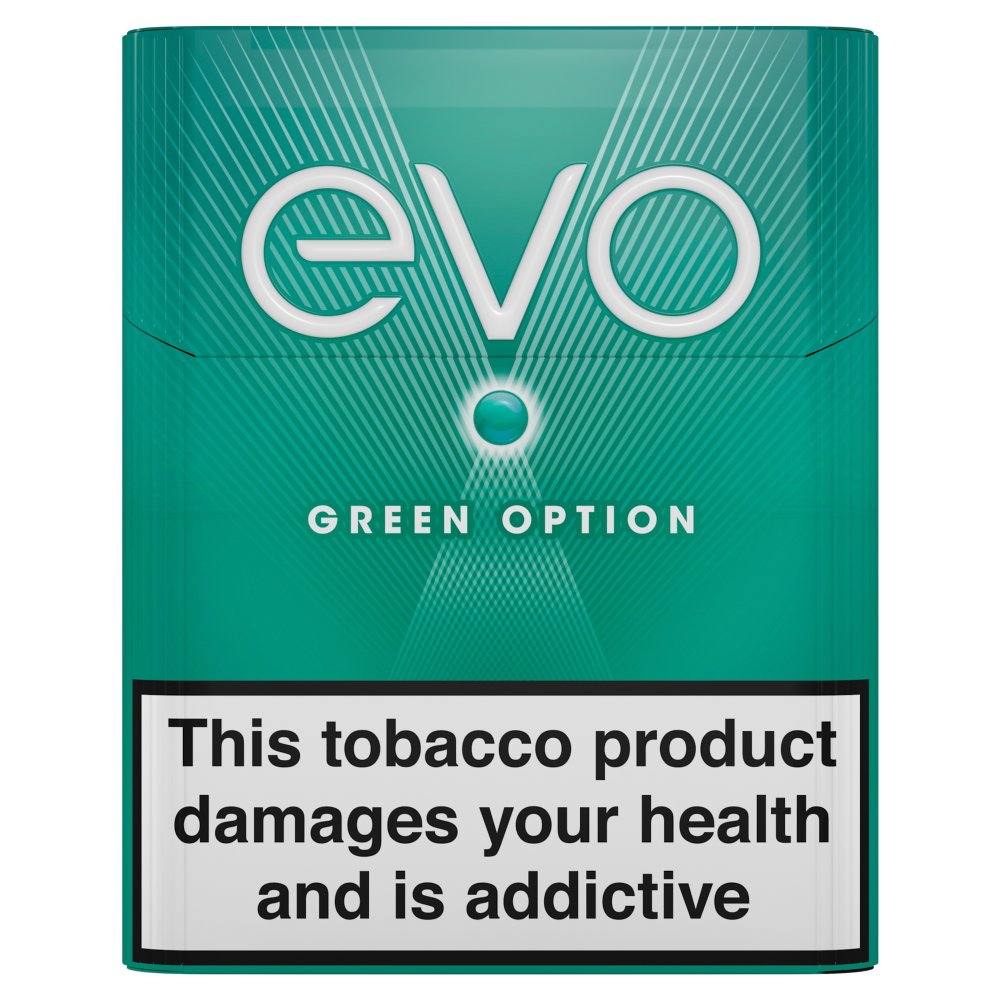 Evo 20 Green Option Tobacco Sticks