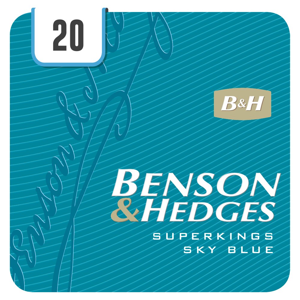 Benson & Hedges Superkings Sky Blue 20 Cigarettes