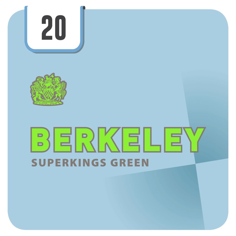 Berkeley Superkings Green 20 Cigarettes