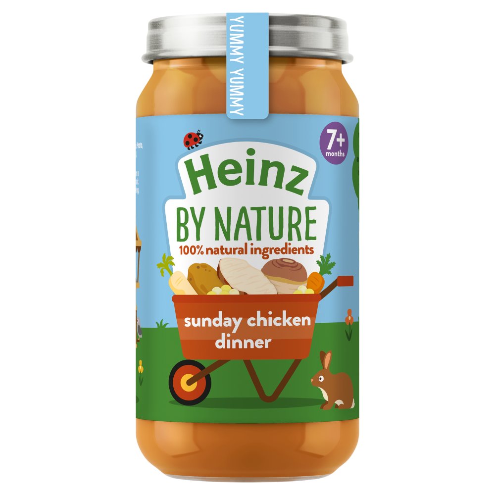 Heinz By Nature Sunday Chicken Dinner Baby Food Jar 7+ Months 200g