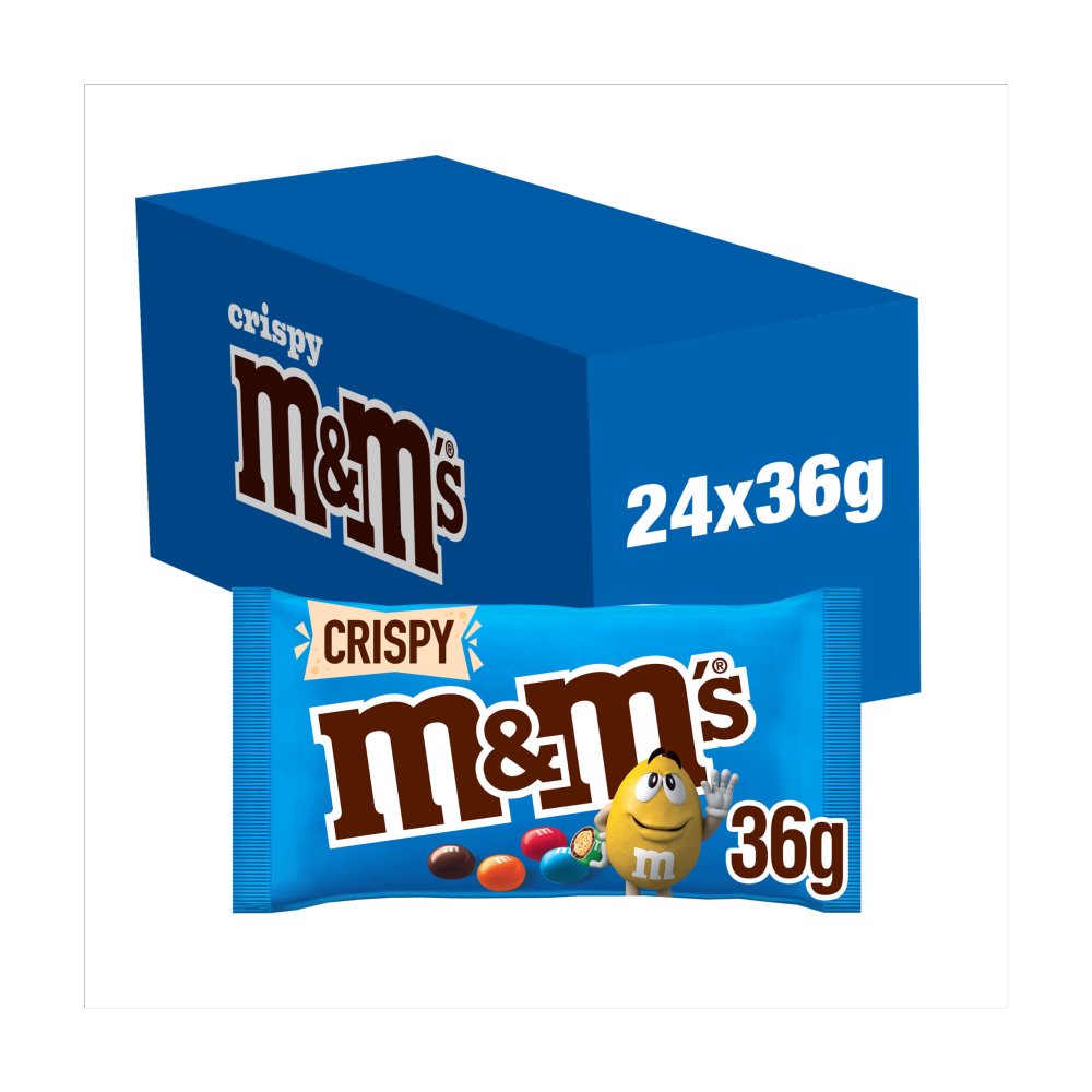 M&M'S Milk Chocolate Crispy Bag 36g