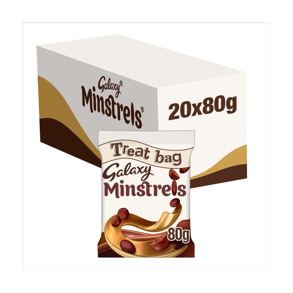 Galaxy Minstrels Milk Chocolate Treat Bag 80g